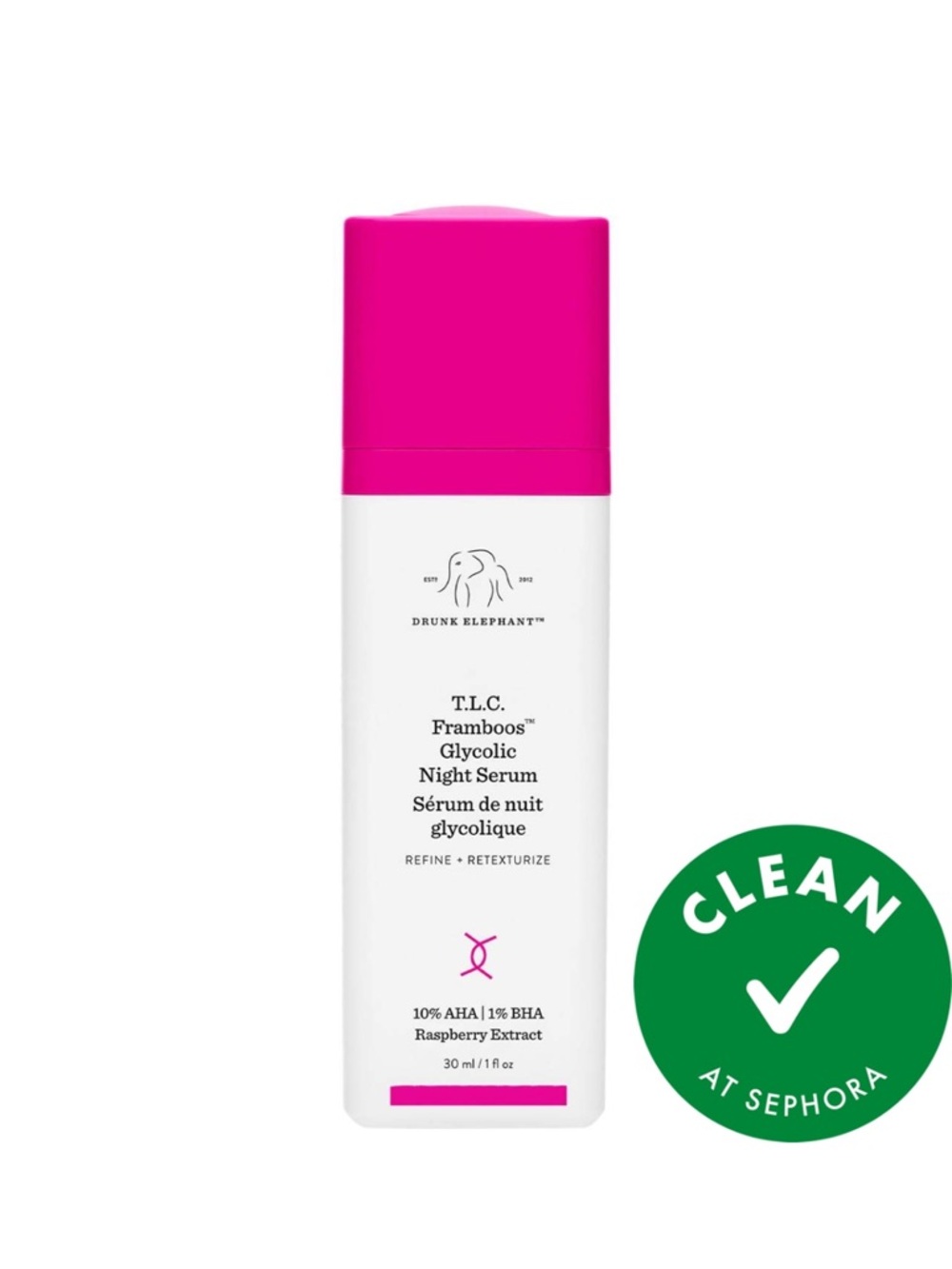 Drunk Elephant T.L.C. Framboos Night Serum